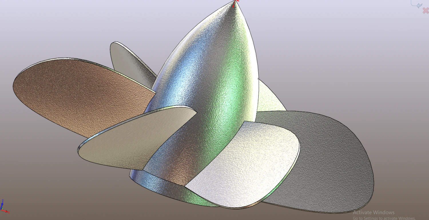 propeller 3D Print Model .c4d .max .obj .3ds .fbx .stl .blend 