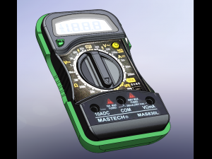 digital multimeter 3D प्रिंट मॉडल