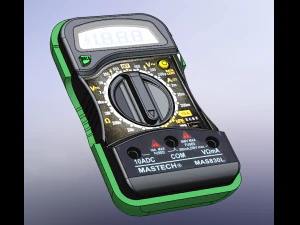 multimetro digitale Modello di stampa 3D