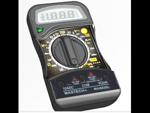 digital multimeter Model Cetak 3D