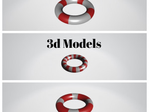 3 3d life preservers Modèle 3D