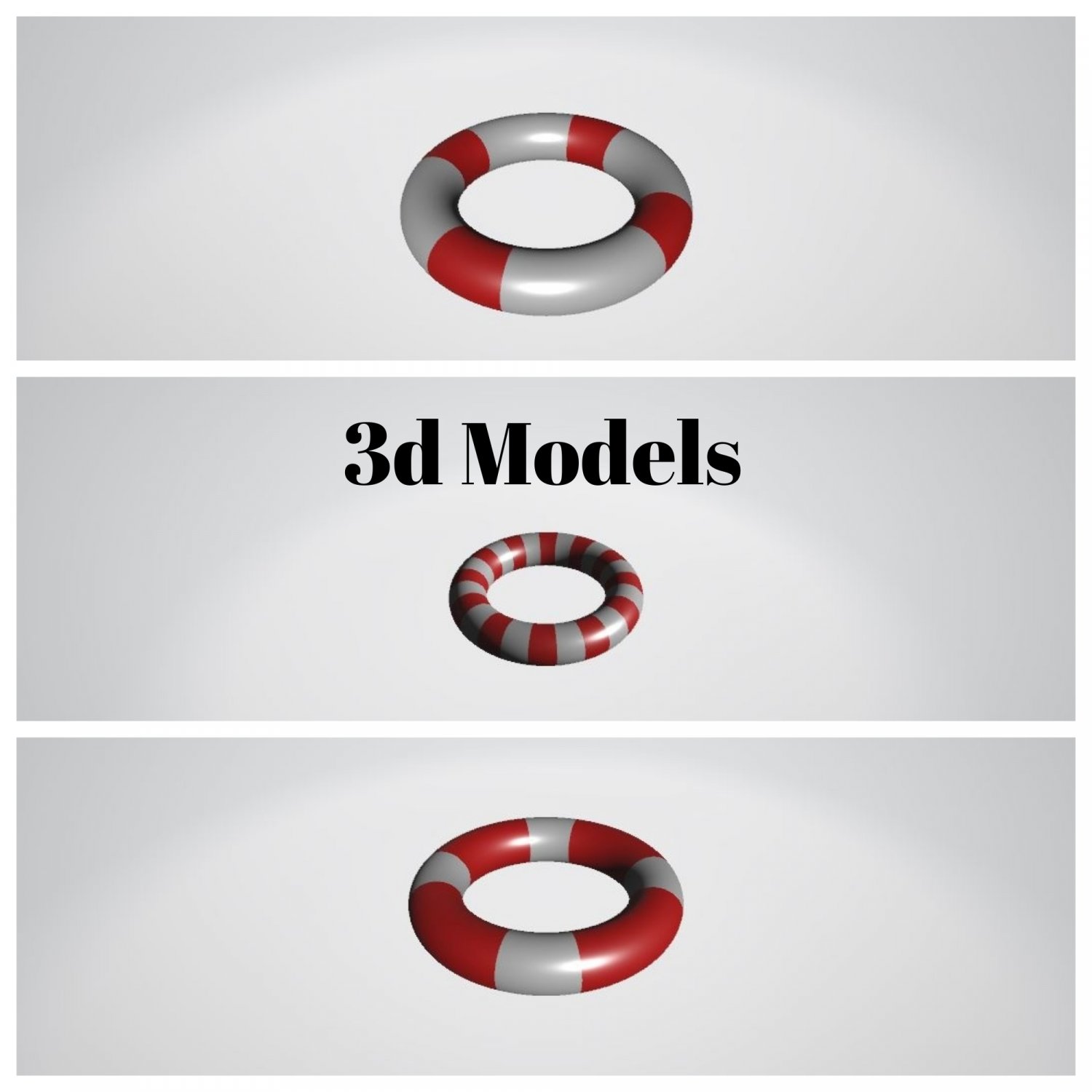 3 3d Life Preservers 3D Модель In Другое 3DExport