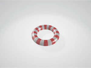 3 coletes salva-vidas 3D Modelo 3D