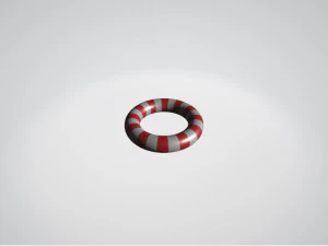 3 coletes salva-vidas 3D Modelo 3D