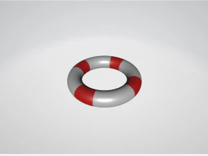 3 coletes salva-vidas 3D Modelo 3D