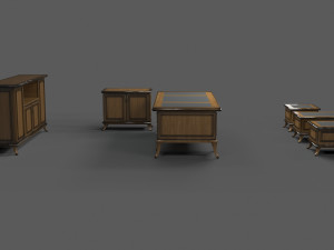 office desk rof-1 by remake office furnitures 3D Модель