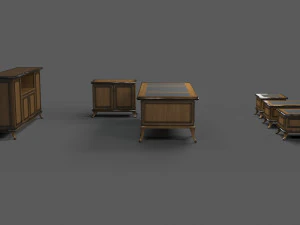 office desk rof-1 by remake office furnitures 3D Model