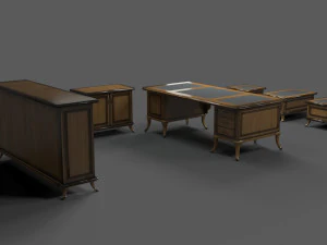 office desk rof-1 by remake office furnitures 3D Model