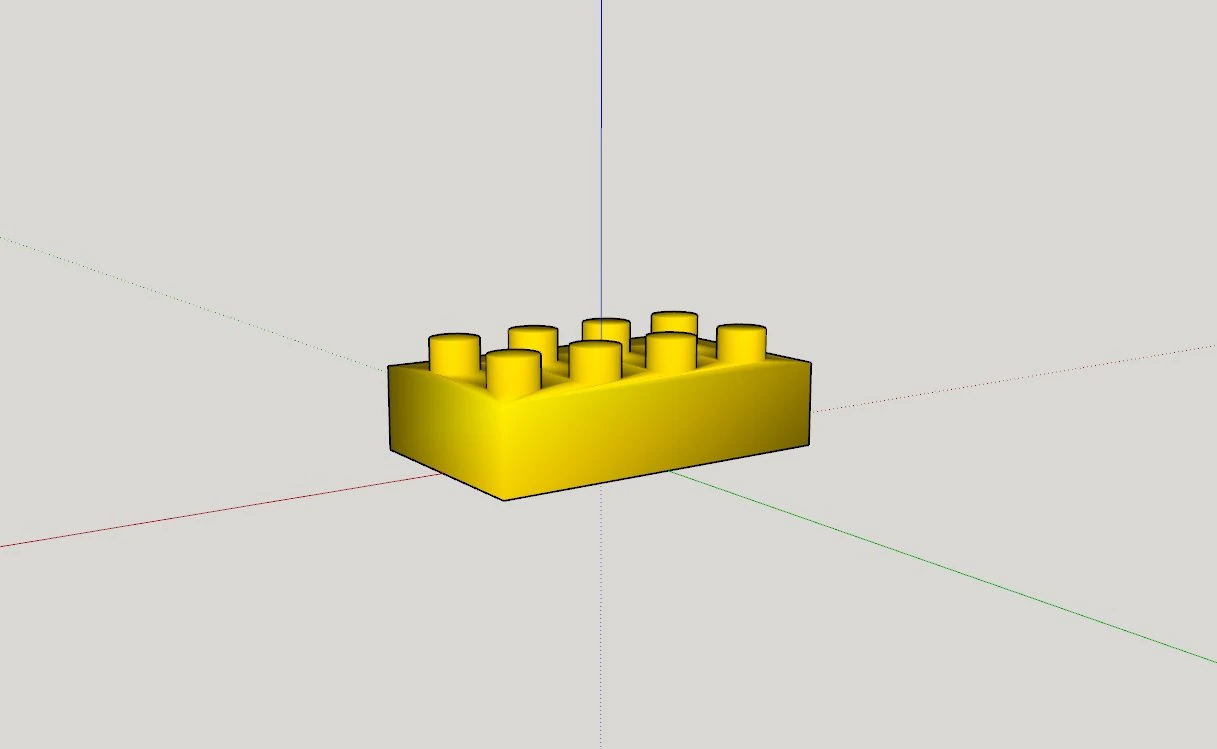 lego cube 3D Model .c4d .max .obj .3ds .fbx .stl .blend 