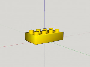 lego cube 3D Model