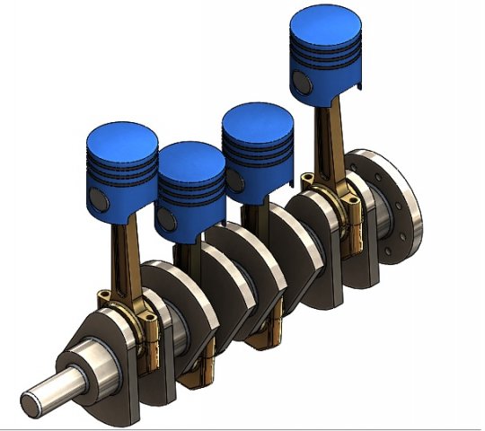 ic engine assembly 3D Model .c4d .max .obj .3ds .fbx .stl .blend 