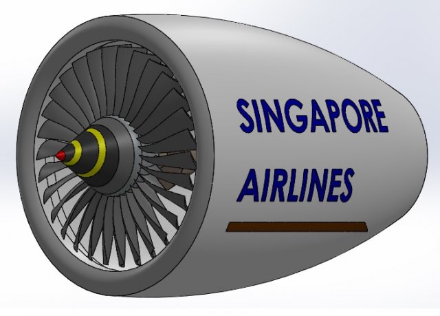 jet turbine Modelo 3D .c4d .max .obj .3ds .fbx .stl .blend 