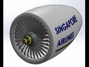 jet turbine Modelo 3D