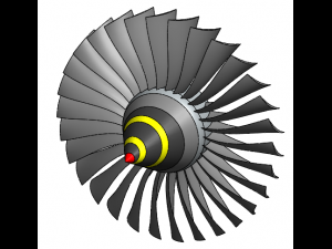 jet turbine Modelo 3D