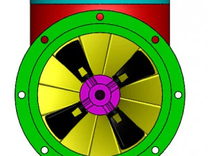 kaplan turbine 3D Model