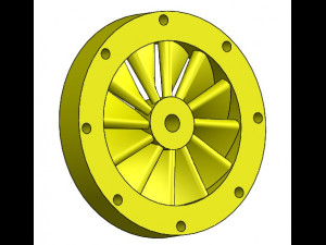 kaplan turbine 3D Модель