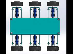 サスペンションカー 3Dモデル