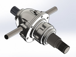 differential gear assembly Model 3D