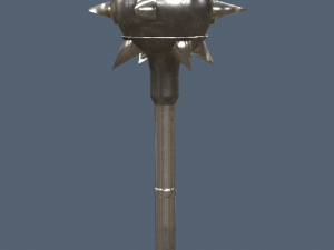 Axe mace sword shield Model 3D