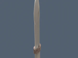 Axe mace sword shield 3D Model