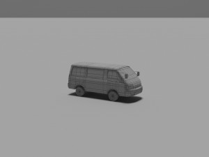 Mitsubishi Delica Van Modelo 3D