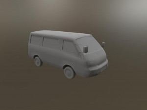 Mitsubishi Delica Van 3D Model
