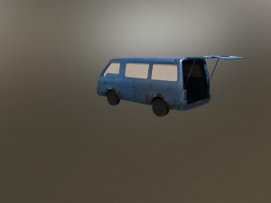 Mitsubishi Delica Van Modello 3D