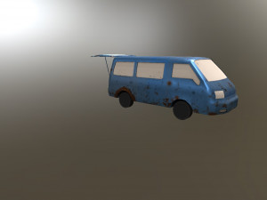Mitsubishi Delica Van Modello 3D