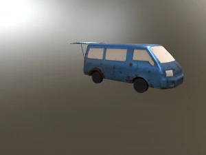 Mitsubishi Delica Van 3D Model