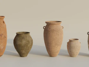 古代のアンフォラ 3Dモデル