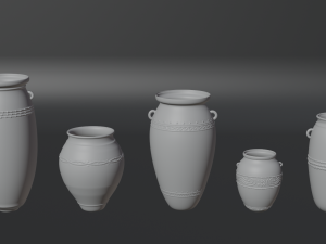 ancient amphorae 3D 模型