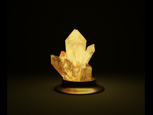 luminous crystal 3D Модель