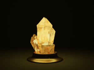 luminous crystal Modèle 3D