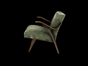 old soviet chairs from the 1970s 3D Model