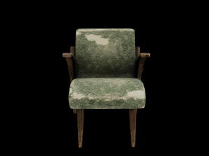 old soviet chairs from the 1970s 3D Model