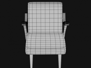 old soviet chairs from the 1970s 3D 모델