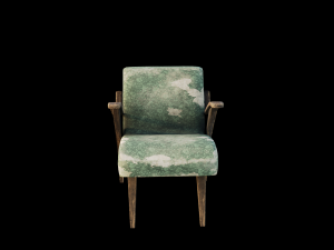 old soviet chairs from the 1970s 3D 모델
