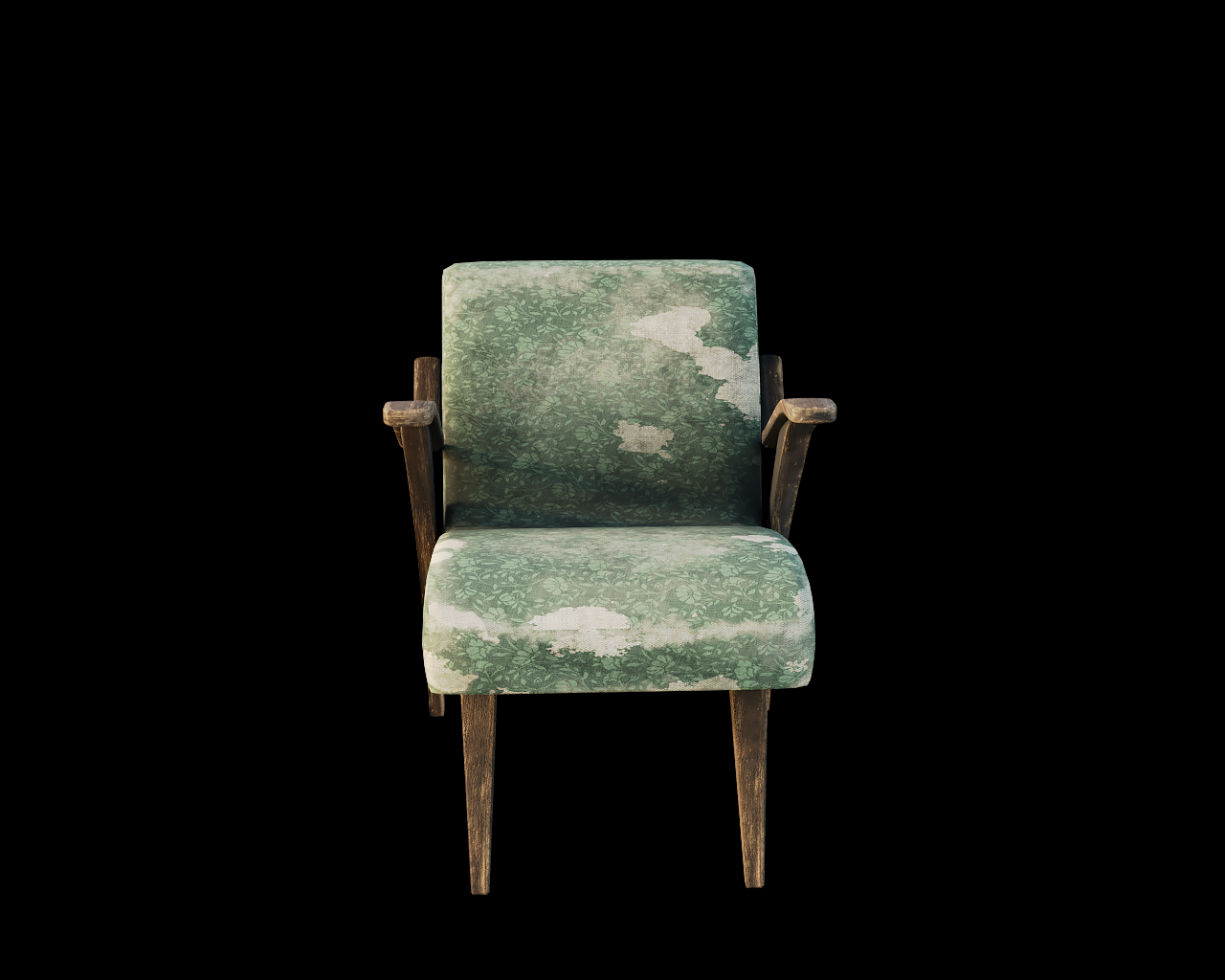 Кресло зеленое из СССР