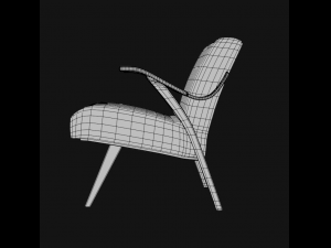 old soviet chairs from the 1970s 3D 모델