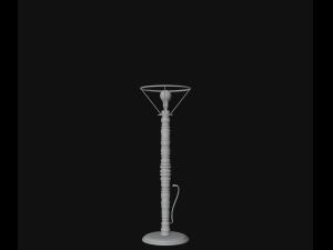 soviet vintage floor lamp 3D Model