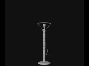 soviet vintage floor lamp 3D Model