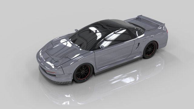 Honda nsx 90 3D मॉडल .c4d .max .obj .3ds .fbx .stl .blend 