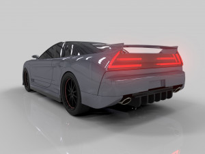 Honda nsx 90 3D मॉडल