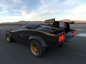 Lambo Countach Modello 3D