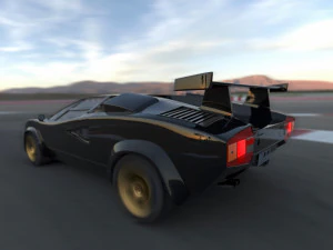 Lambo Countach 3D Model