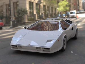 Lambo Countach 3D Model