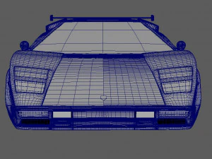 Lambo Countach 3D Model