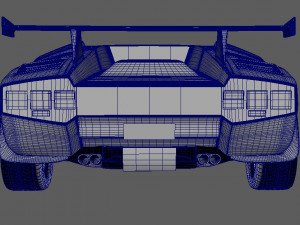 Lambo Countach Modello 3D