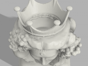 testa di moro femminile modellata con meshmixer 3D-printmodel