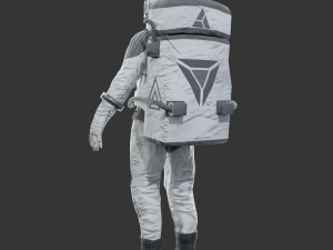 spacesuit - astronaut - sci fi Model 3D